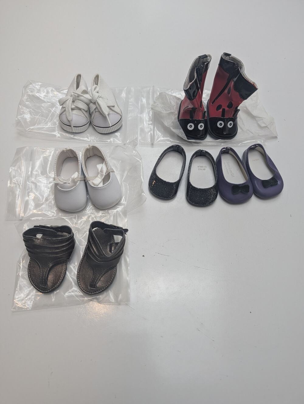 Pleasant Company American Girl Lot Of 5 Galoshes Rain Boot Shoes Sandals